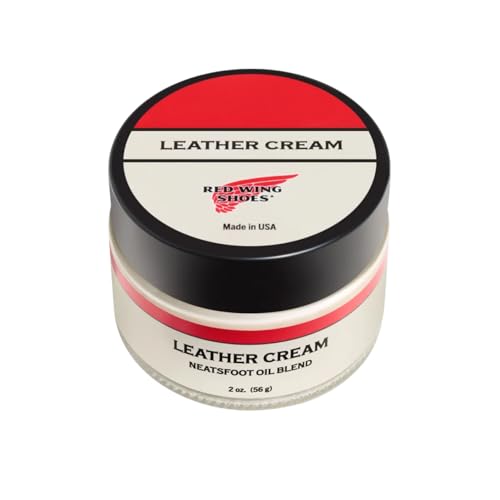 Red Wing Shoes Leather Cream, Made in USA, Neatsfoot Oil Blend, Leather Conditioner, 8 oz