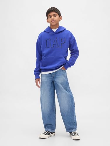 Image of GAP Boys' Logo Hoodie Hooded Sweatshirt