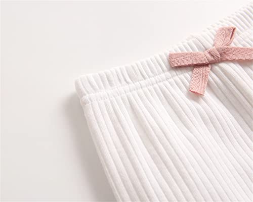 Baby Girl Legging Basic Ribbed Sweater Legging Spring Footless Knit Tights Little Girls Dress Bottom Top Pants4