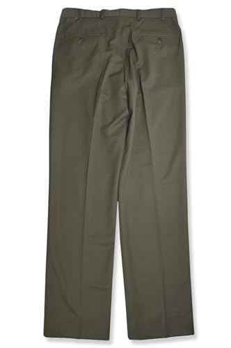 Brooks Brothers Mens Madison Traditional Fit Flat Front Wool Pants,2