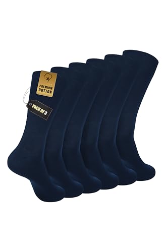 Zaccai Women’s Dress Socks – Pack of 3 Moisture-Wicking, Odor-Resistant, Lightweight & Breathable Cotton Business Socks