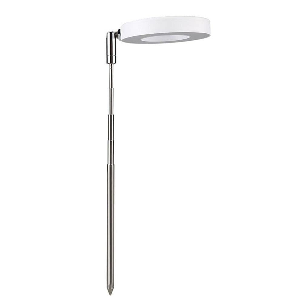 Andy's Orchids Luz LED de crecimiento, altura ajustable, espectro completo, 360 lúmenes, 40 cuentas LED, alimentación por USB, blanco, acrílico y metal, diseño moderno, uso en interiores