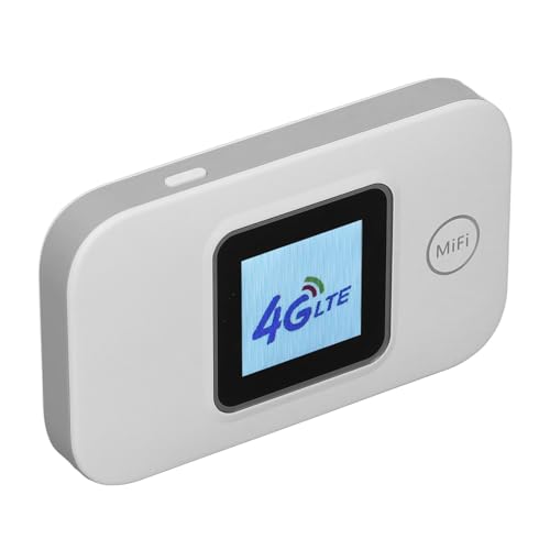 Image of 4G LTE Mobile WiFi Router, 3000 Mah Ku Portable WiFi Hotspot for Laptops for Phones