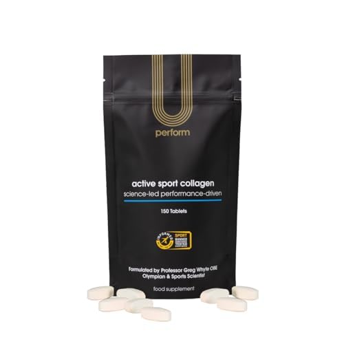 Informed Active Sports Collagen, Hydrolysed Collagen Peptides Tablets for Fast Muscle Recovery, Joint Health, 5000mg Clinically Proven Bovine Supplement for Athletes, Runners, 150 Tablets.