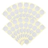 Healvian 200 Silberne Selbstklebende Urkundensiegel mit Gezacktem Abschluss 5cm Durchmesser Manipulationssichere Prägesiegel für Beurkundung und Bürozwecke Professionelle Blanko