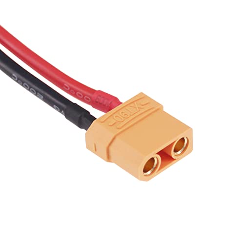 Adaptador XT90 macho a hembra 2 piezas miniatura 5