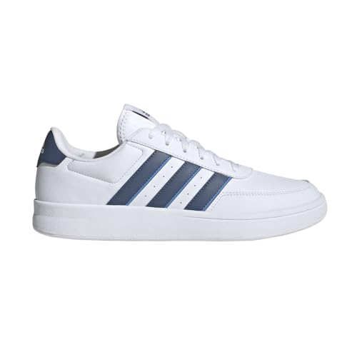 adidas Mens Breaknet 2.0 Lace Up Sneakers Shoes Casual - White