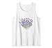 Vintage t shirt Motiv mediterrane Blume Lavendel Handyhülle Tank Top