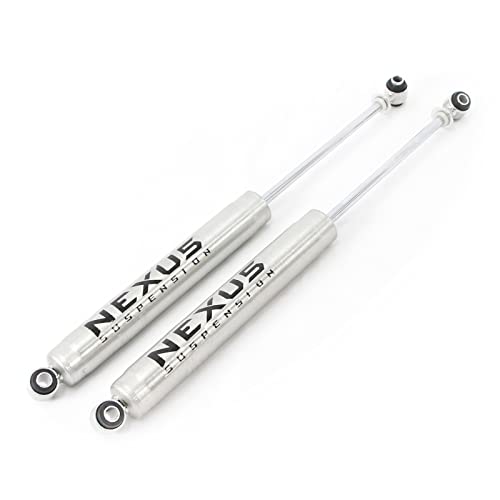 NEXUS SUSPENSION Rear Shock Absorber For 3 Inch Lift Chevrolet Silverado GMC Sierra 2500/3500HD 2011-2019 Pair Zinc Plated Coating