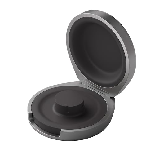 Oura Ring 4 Estuche de Carga (Cable USB-C no Incluido) - Gris Oscuro - Tamaño 10 - Capacidad de hasta 5 Cargas / 1 Mes de Carga, se Recarga en 90 Minutos