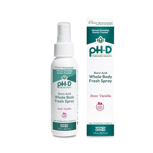 pH-D Feminine Health - Boric Acid Body Fresh Spray (Rose Vanilla Scent)
