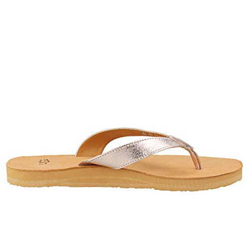 UGG Tawney Logo, Sandal Donna, Rose Gold Metallic