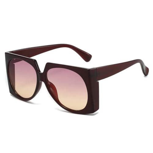 Lunettes de soleil de luxe verres rouges UV400 design premium