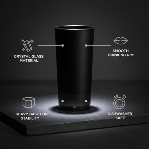 Image of Bar Box Shot Glasses (Set of 2) (Black)