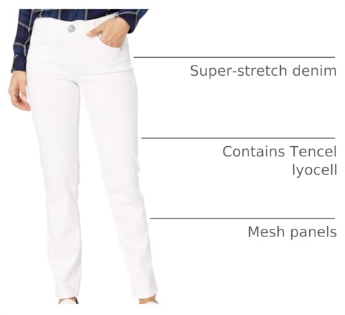 Image of Democracy Women's Petite Ab Solution Straight Leg Jean