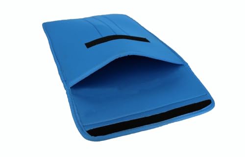 Image of Saco 10-12 Inch Puffy Tablet Sleeve Case Compatible for OnePlus Pad Go 11.35 inch /OnePlus Pad 2 12.1 inch /Galaxy Tab A9 Plus /S8 /S9 /Realme Pad /Honor Pad X9 /Xiaomi Mi pad 6 /Redmi Pad,Soft Foam Lining-Sky Blue