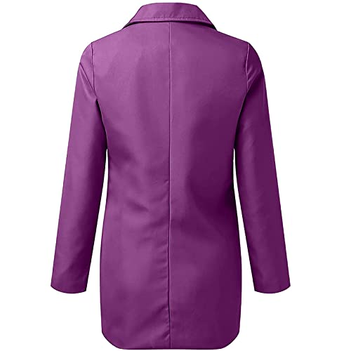 Women's Long Sleeve Casual Blazer Oversized Blazer Coat Open Front Cardigan Jacket Plus Size Blazers Work Dress Jacket4