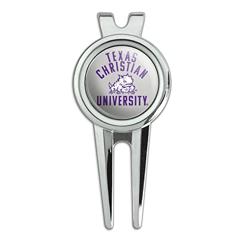 GRAPHICS & MORE TCU Horned Frogs Golf Divot Repair Tool and Ball Marker