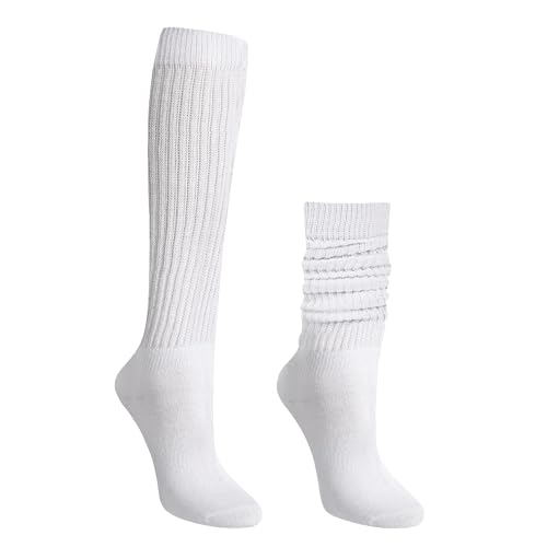 Nirohee Slouch Scrunch Socks Women,Slouchy Socks for Women Girls,Birthday Gifts for Mom Wife Daughter,Long Sock High Boot Knit Sock