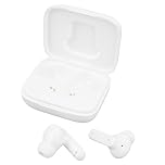 Fabater Wireless Earbuds, BT 5.4 Headphones Featuring LCD Touchscreen, Adaptive Noise Sensing, IPX5, HiFi Stereo Sound, Ear Buds with Charging Case for Sports Gym Running (White)