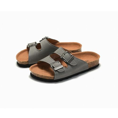 SywzX&xfybz Kid's Summer soft sole Cork Sandals Breathable Casual Children Slippers Outdoor Girls Boys Beach Shoes2