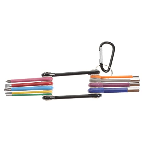 POPETPOP 1set Multi-function Folding Wrench Tool Assortment for Bike Repair Projects Portable Design Hook for Easy Storage