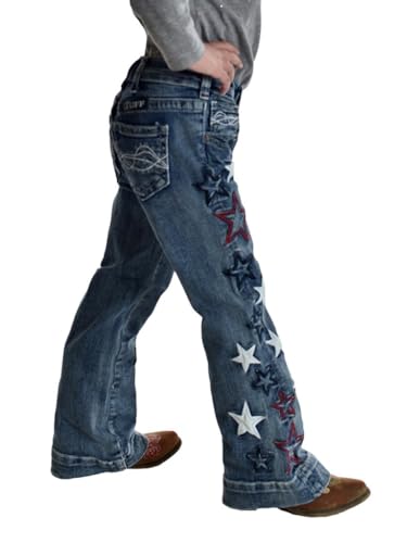 Cowgirl Tuff Western Jeans Girls Embroidery 14 Reg Med Wash GJSTAQ, 272