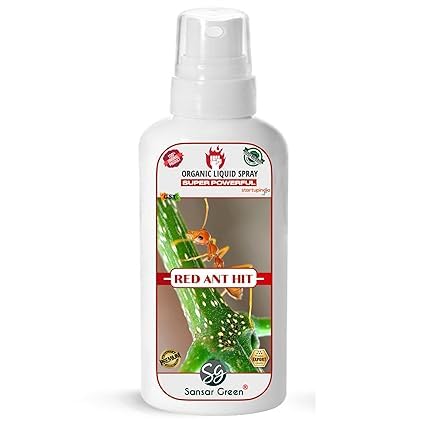 Sansar Green® Red Ant Hit Spray, Premium Essential Super Powerful Liquid Spray for Removing Red ants and Insects from Plants (500 ml)-image-21