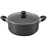 アイリスオーヤマ 鍋 26cm ガス火/IH対応 蓋付き ダイヤモンドコート 長持ち こびりつきにくい お手入れ簡単 DIS-P26 ブラック