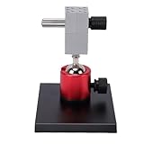 Système de serrage polyvalent : l'étau modèle comprend 6 tiges avec manchons en silicone et 10 trous de positionnement sur sa base rotative, permettant une fixation flexible d'objets irréguliers tels que des appareils électroniques ou des composants sans endommager la surface.