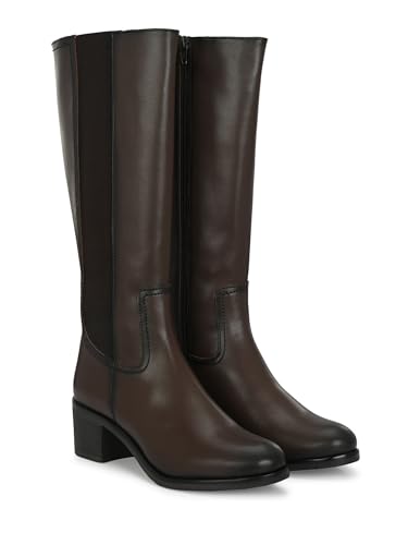 Image of Delize Womens Brown Chelsea Knee Boots 65380