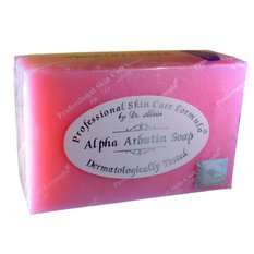 Alpha Arbutin Soap by Dr Alvin for bleaching and micro-peeling dead skin cells