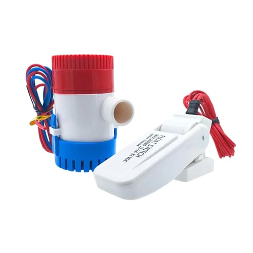 Bomba de achique 1100GPH 24V con interruptor de flotador para botes y casas flotantes miniatura 3