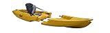 Point 65 Tequila Solo GTX Sit on Top Kajak Kanu Modulbauweise Tolles Angelkajak, Farbe:Gelb, Zubehör:Mit Airsitz