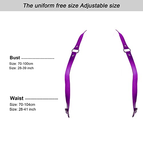 Men's Leather Body Harness Punk Chest Belt Adjustable Gothic Carnival Halloween Dance Costume Accessories4