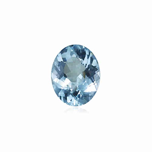 Instagem 0.91-1.20 Cts of 8x6 mm AAA Oval Aquamarine (1 pc) Loose Gemstone2