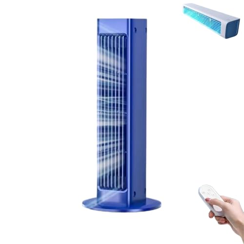 Conditioner Fan Original - Dual-Mode Horizontal Vertical Ultra-Quiet for Bedroom Office (Blue 1pcs)
