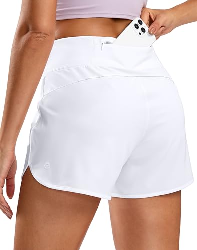 Image of G Gradual Women's Running Shorts with Mesh Liner 3 inch Workout Athletic Shorts for Women with Phone Pockets