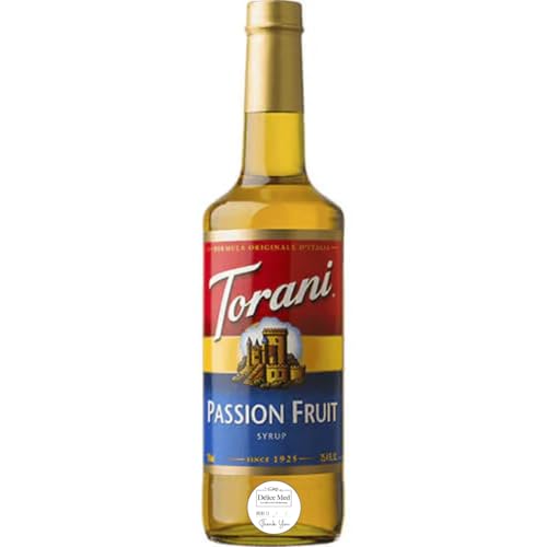 トラーニ パッションフルーツ シロップ 750ml|フレーバーシロップ トロピカル 果実系|カクテル・ソーダ・ジュースに|Torani Passion Fruit Syrup《DELICEMED》