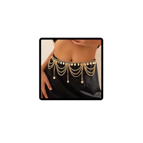 Cubahop Gold Körperkette C-022 für Frauen