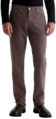 Mens Everett Slim Straight Sueded Sateen Pant2