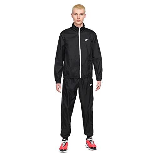 Nike Sportswear Club Tuta da Ginnastica, Black/White, XL Uomo