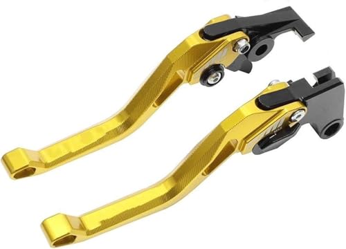 Leviers de frein moto et embrayage couleur or Suzuki Hayabusa 2008-2017