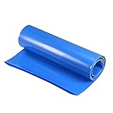 sourcing map PVC Schrumpfschlauch Rohr Ersatz 2m 230 mm Flache Akkupack Blau