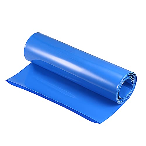 Gaine thermorétractable en PVC bleu 230mm pour isolation de batterie