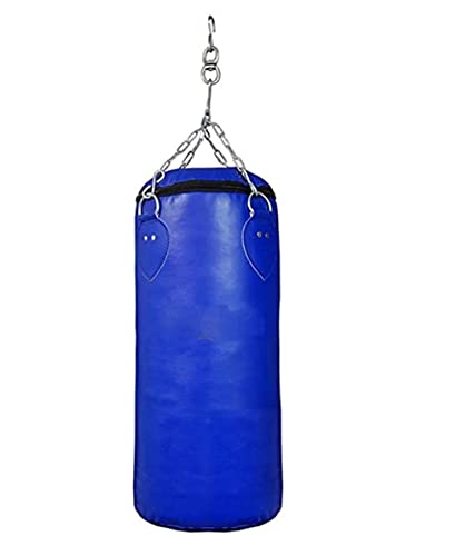 Image of Venom, Unfilled (Empty), Synthetic Leather Material Punching Bag /Kickboxing Bag /Takewondo Bag /Fitness Bag /Professional Training Bag with Hanging Chain