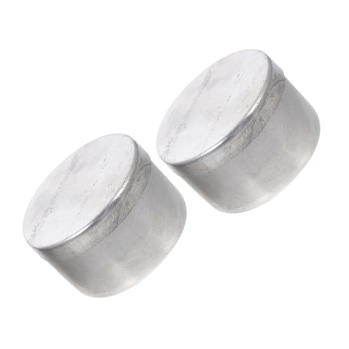 OSOLADY Aluminum Round Tins Weighing Boxes Sample Jars for Soil Instrument Holders
