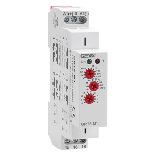GAEYAELE 16A Multifunction Time Relay with 10 Function Choices AC/DC12V-240V...