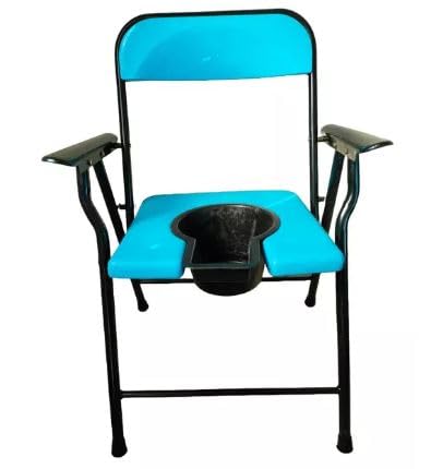 Easy to use 3 in 1 Folding portable commode chair,Toilet chair,bedside commode,potty chair,travelling chair,Shower Seat with Removable Bucket, Suitable for Senior, Disabled Patients & Pregnant Woman (B0CZP8DXR6) Amazon Price History, Amazon Price Tracker