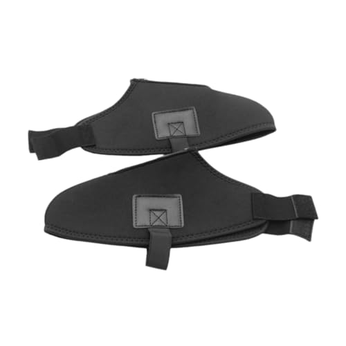 2Pcs Ski Boot Covers for Adults - Neoprene Shoe Covers for Snow, Windproof Boot Protection Covers for Skiing Snowboarding Outdoor Winter Sports